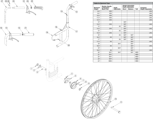 Catalyst 5 Drum Brake parts diagram
