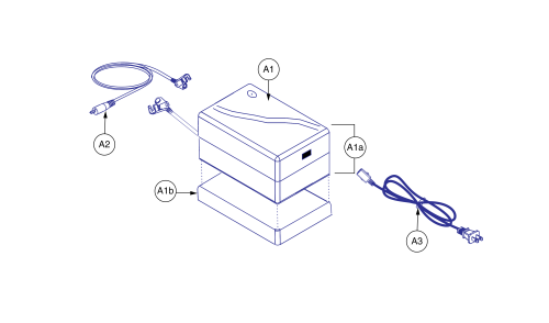 External Transformer W/ Lithium Battery (hhc), Ele1707199 parts diagram