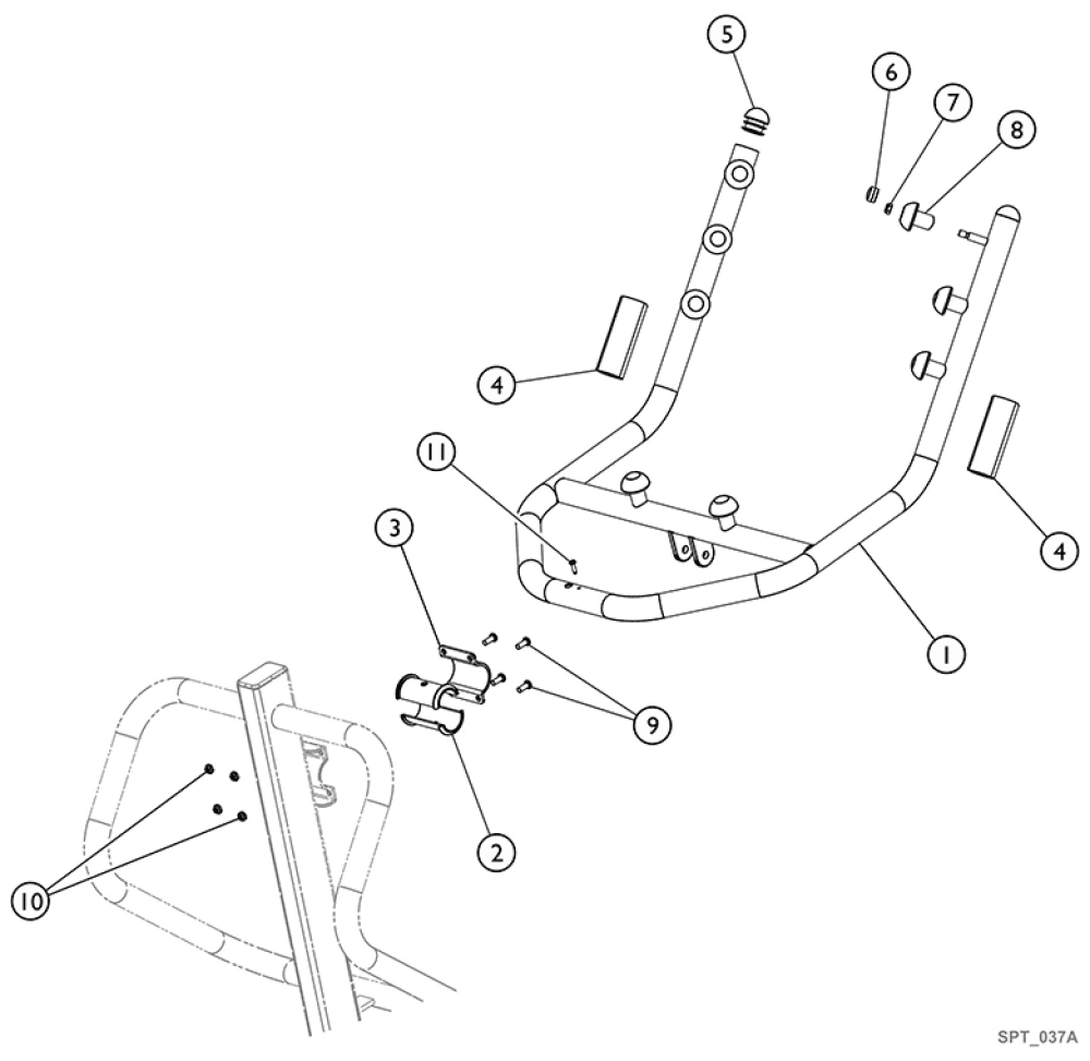 Arm / Horm Assembly (after 7/1/10) parts diagram