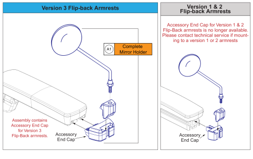 Mirror, Tb3 Arm parts diagram