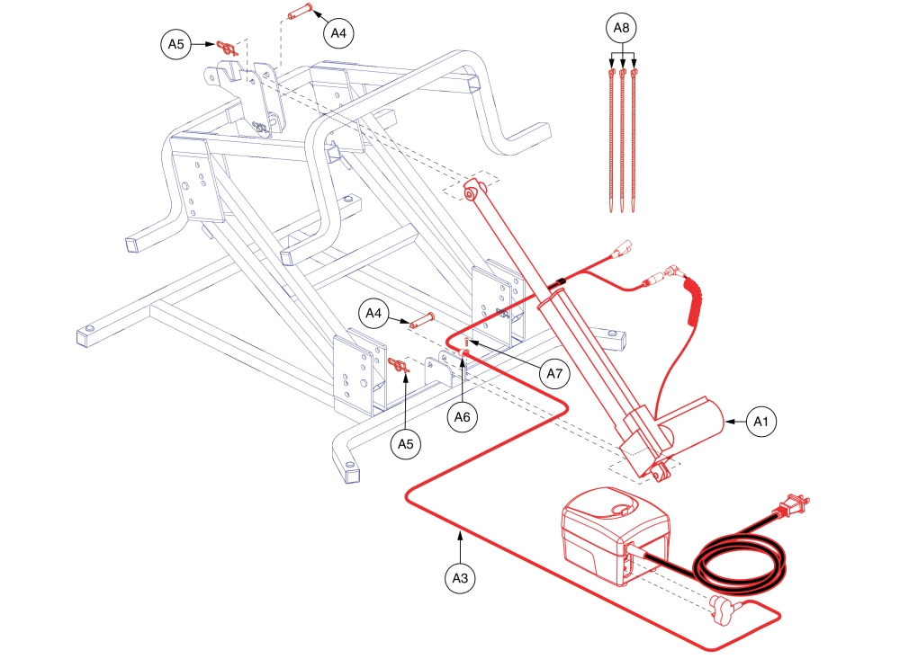 Motor/transformer Assy - Sn Ends In F20, C20, K10 parts diagram