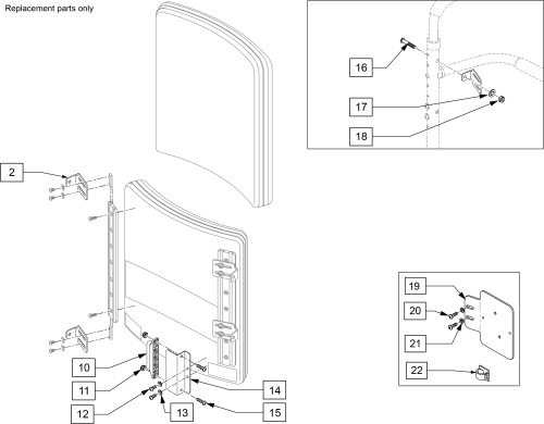 Jay Spo Back parts diagram