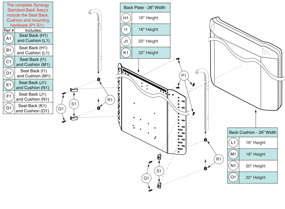 Standard Back - 26