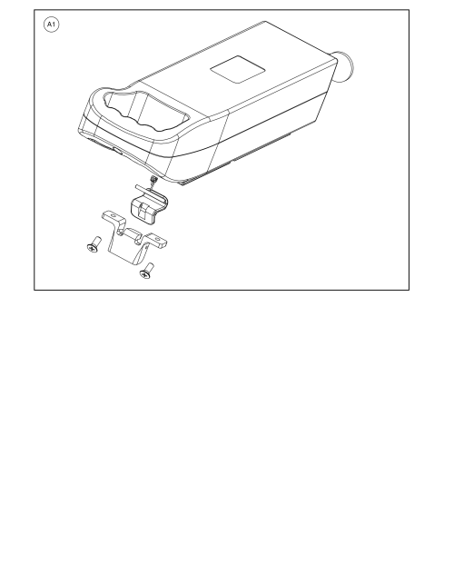 Jazzy® Carbon, Battery Box parts diagram