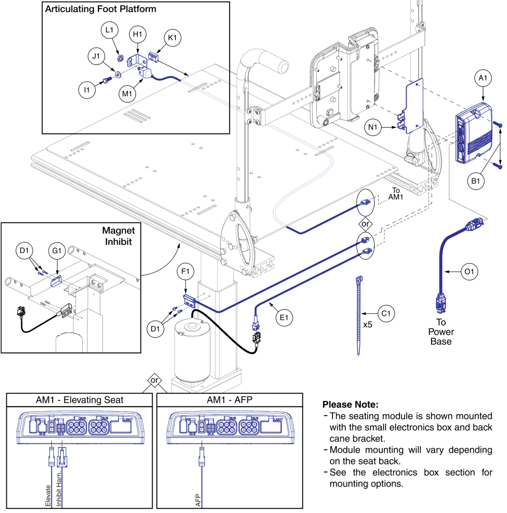 Q-logic 3 Am1, Harnesses, And Hardware - Synergy parts diagram