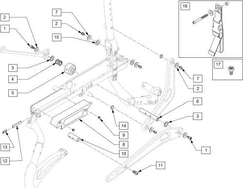 Side Frame Replacement Parts parts diagram