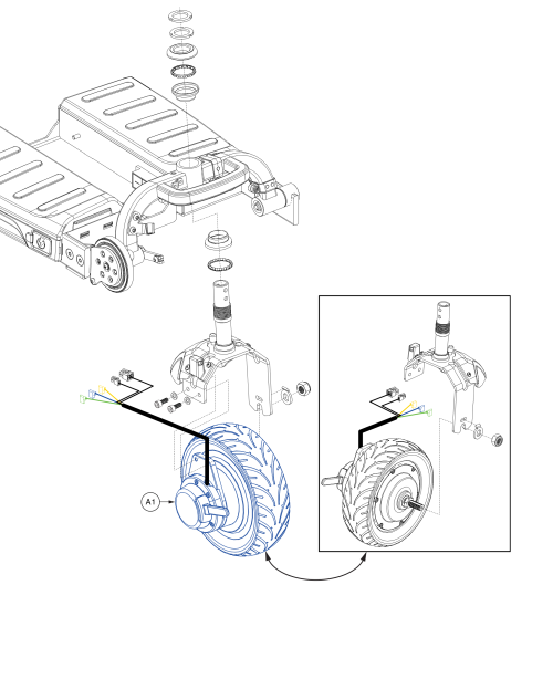 Drivetrain parts diagram