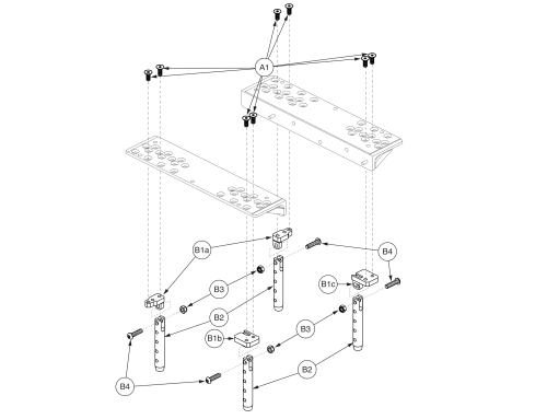 Angle Adj Towers, Quantum 614, Tb2 Tilt parts diagram