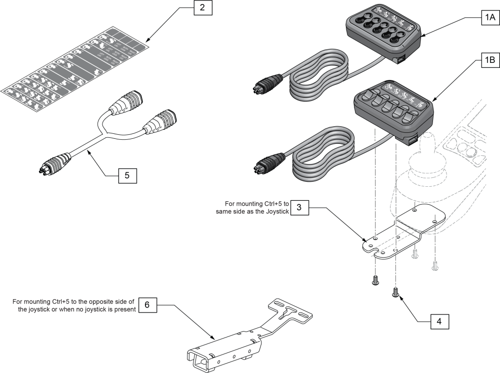 Ctrl+5 Kits parts diagram