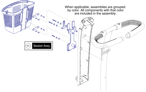 Basket parts diagram