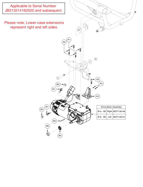 5 Mph Sub-song Drive Motor W/ Micro Switch - J6 Va parts diagram