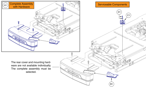 Rear Wire Cover And Guide, Tru Balance® 4 parts diagram