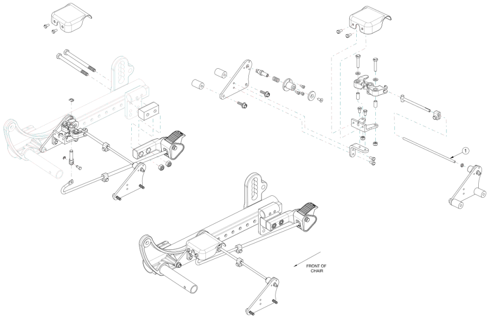 Focus Cr Foot Tilt Mechanism - Growth parts diagram