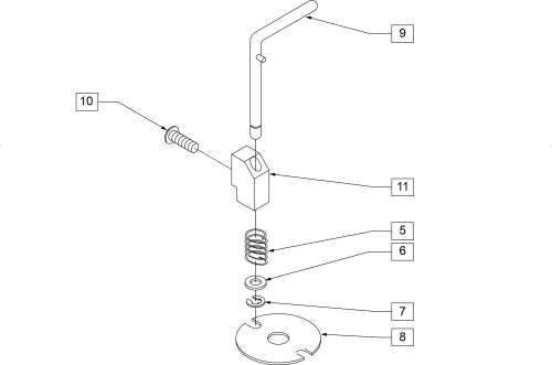 Caster Pin Locks parts diagram