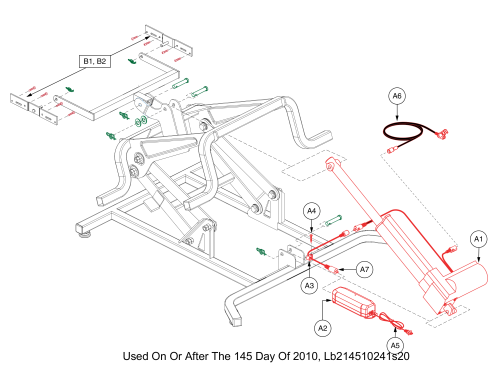 Lc105, Single Motor, Dual Lead parts diagram