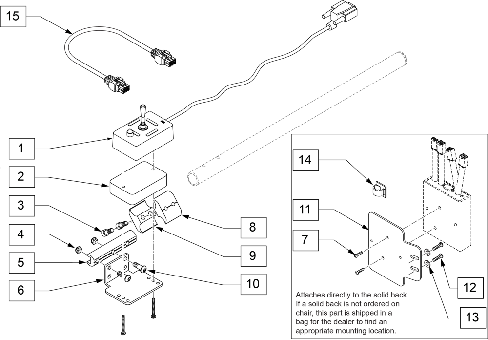 4 Way Switch Activation With 3 Axis Control parts diagram