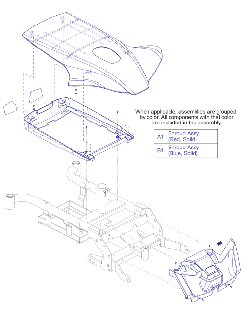 Shroud Assy parts diagram