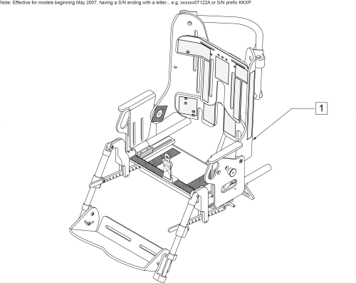 Seating Shell parts diagram