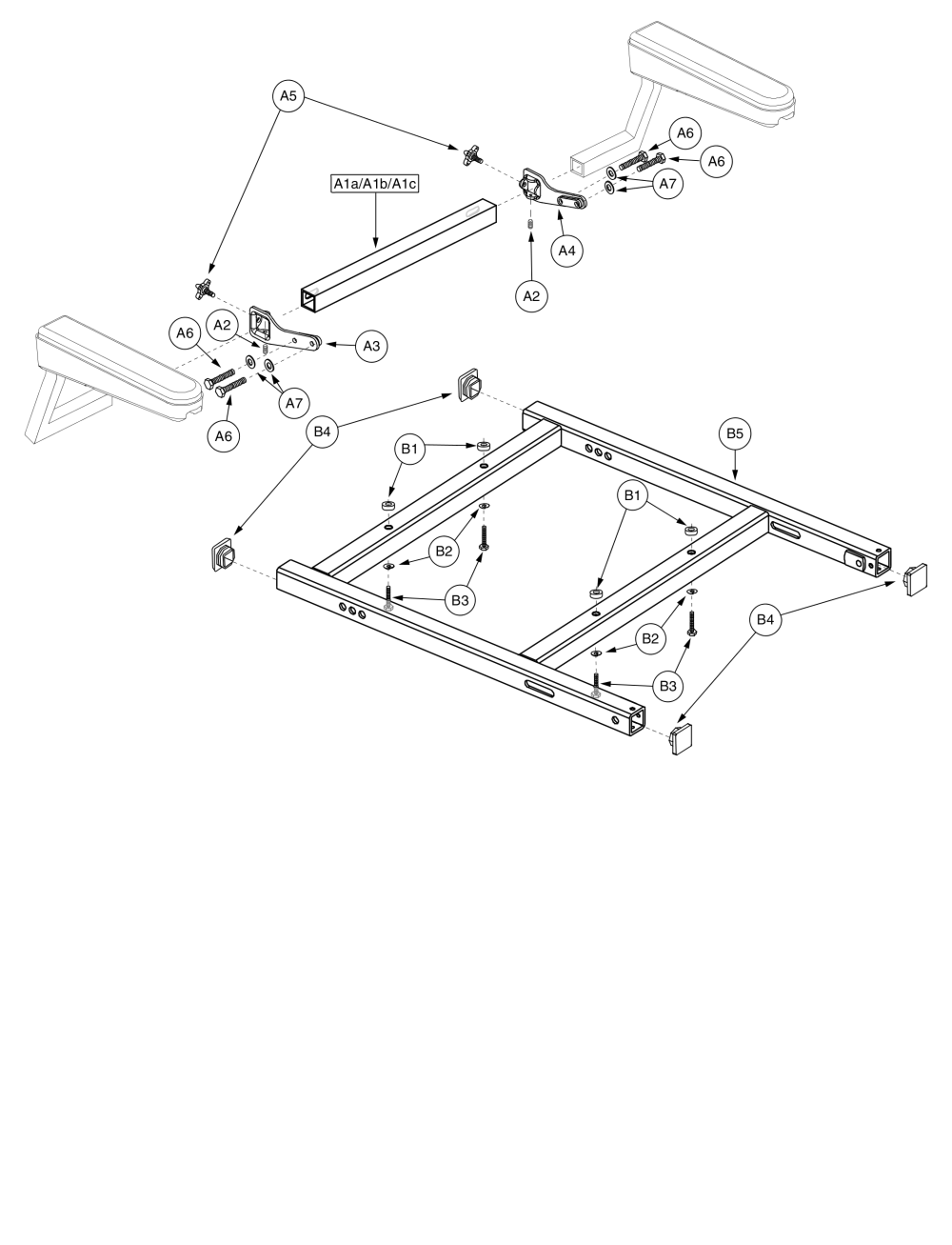 H - Frames - Square Frame, Blast - Blast Pinchless 115 Pin 16-20w parts diagram