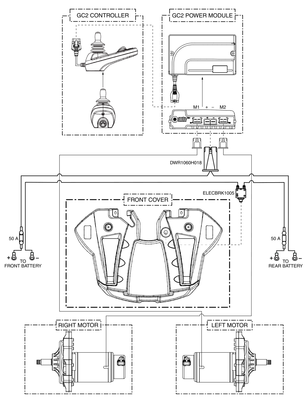 Electrical System Diagram - Gc2 parts diagram