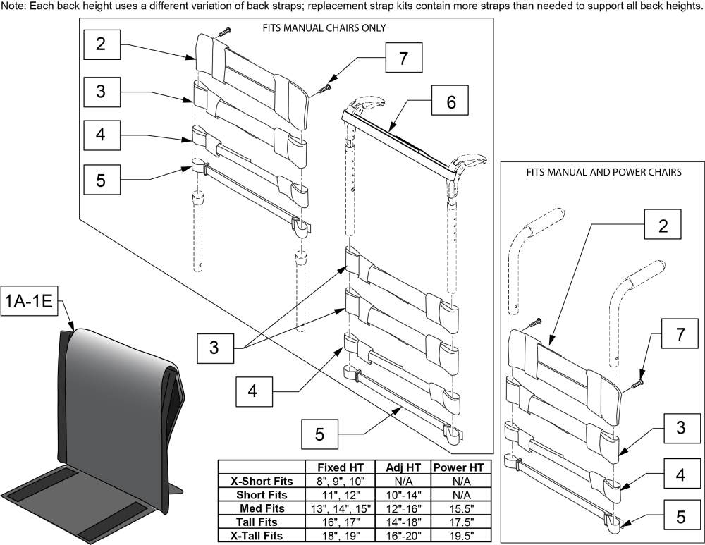 Tension Adjustable 3dx Vented Upholstery parts diagram