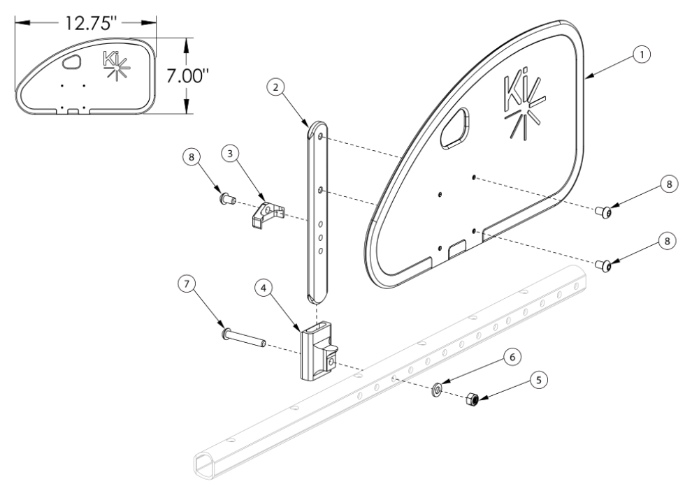 Liberty Side Guard parts diagram