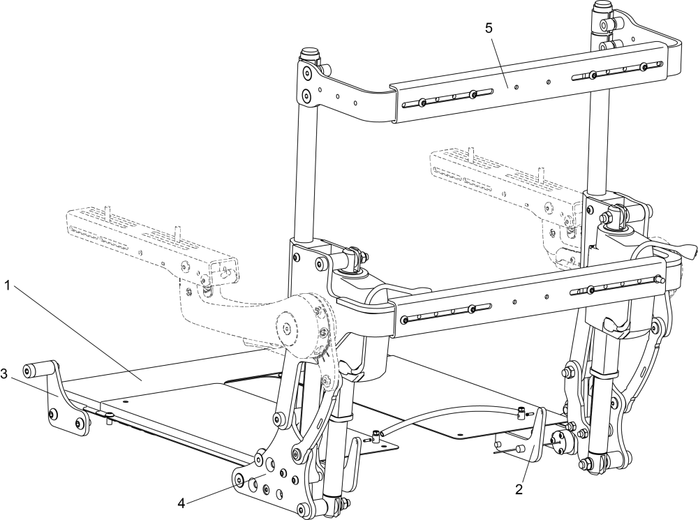 Rehab Anti Shear Pwr Rec Asp Flexi Arms Ff parts diagram