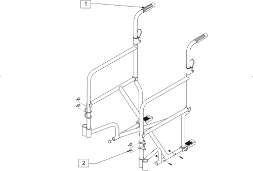 Frame (steel/aluminum Transport) parts diagram