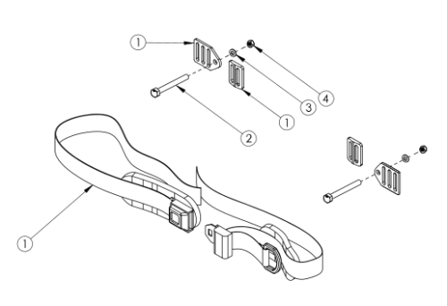 Little Wave Pelvic Positioning Belts - 1.5