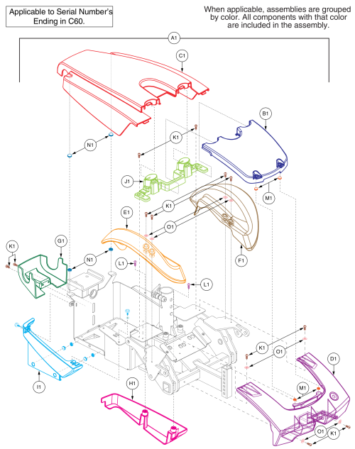 Shroud Assembly - Low Cost, Group 2 parts diagram