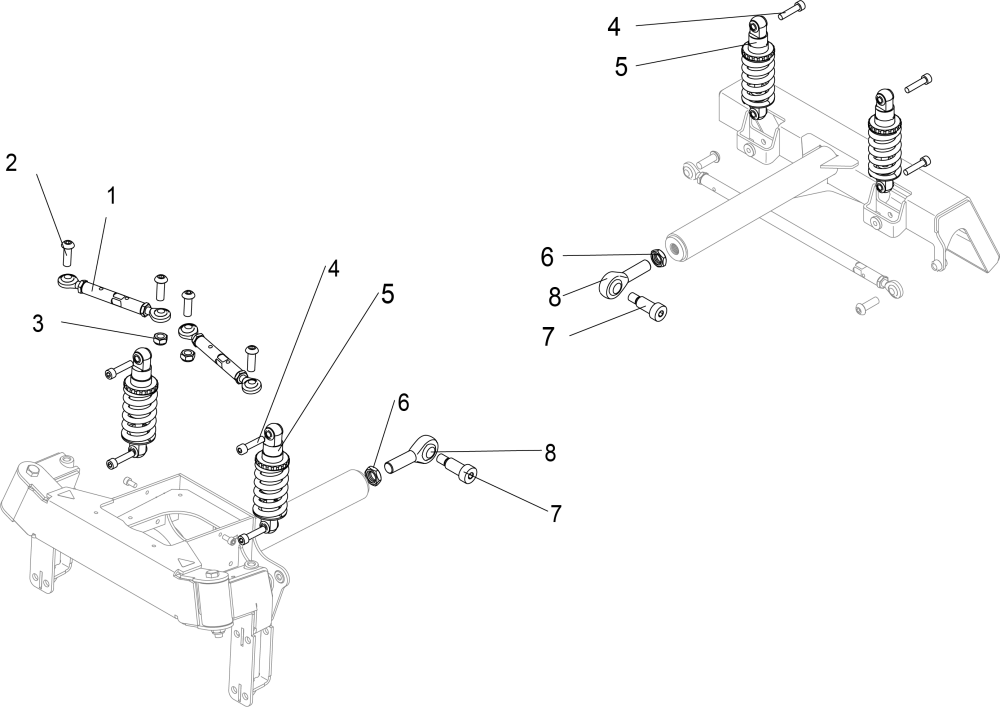 Supension parts diagram