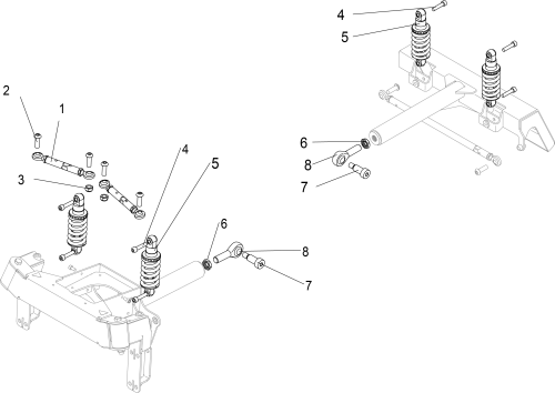 Supension parts diagram