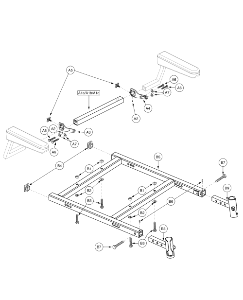 H - Frames - Square Frame, Blast - Blast Elr Sa Tap Pin 115 16-20w parts diagram