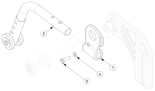 Liberty Rear Anti-tip parts diagram
