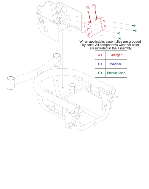 Z11 Onboard Charger Assy parts diagram