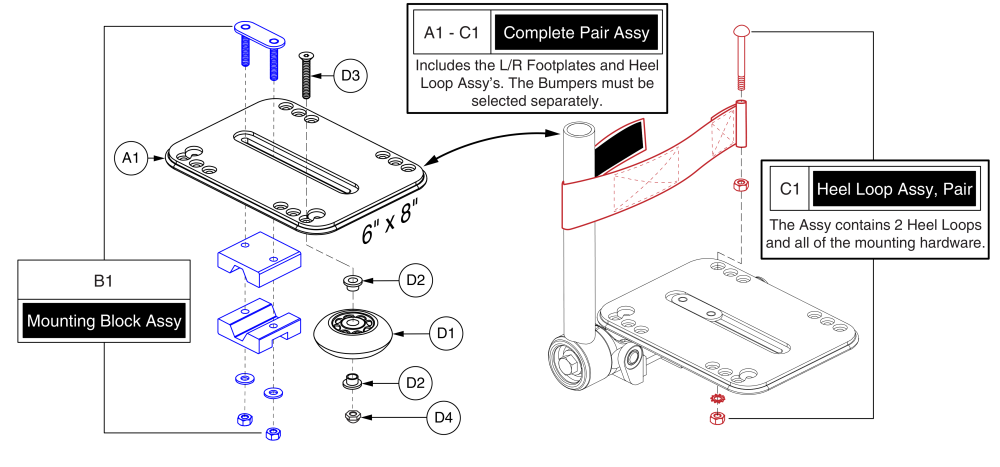 Style #8 Multi-axis Foot Plates, 6