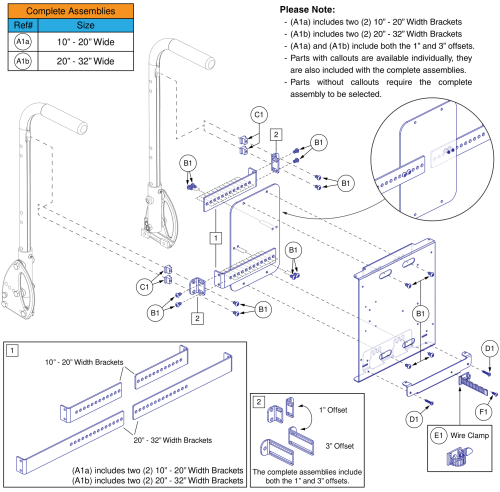 E-box Bracket, Aftermarket / No Backs, 1