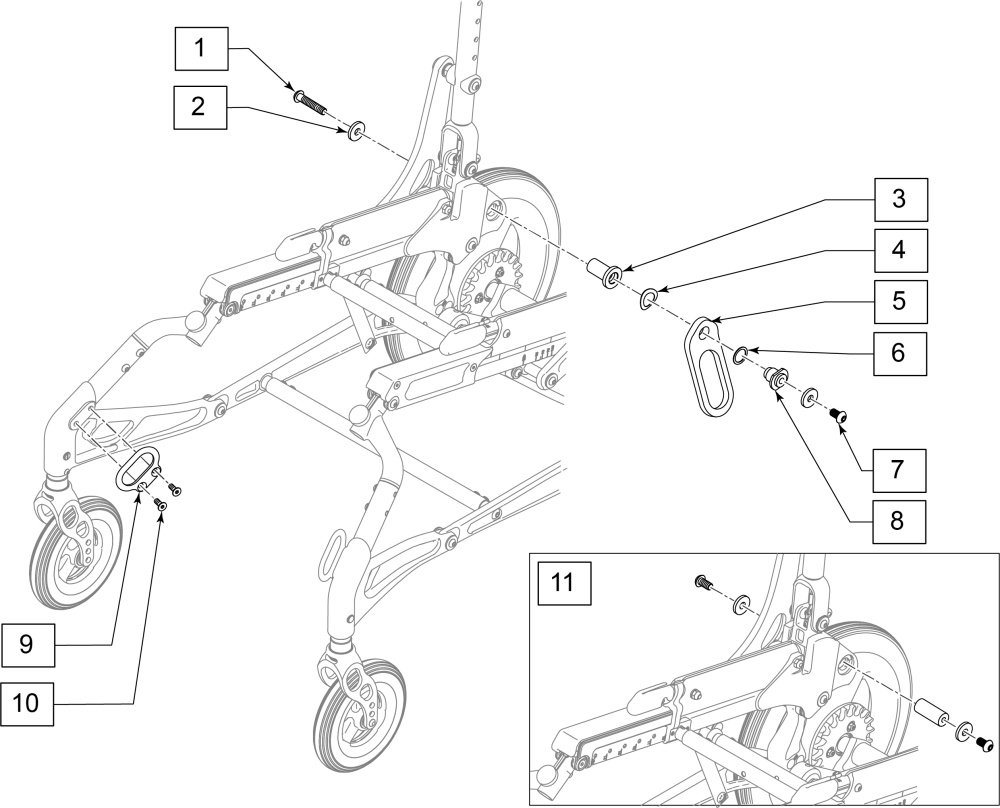 Transit Brackets parts diagram