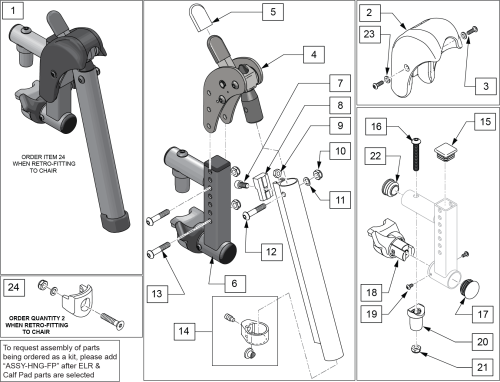 Swing In-out Ext Mount Elr Replacement Parts (plunger Style) (effective 2/6/17) parts diagram