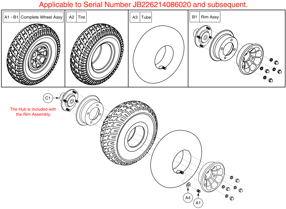 Pneumatic Wheel - 10