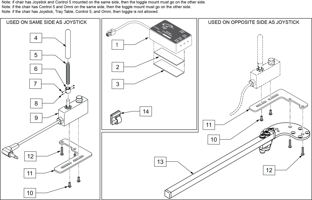 Q200r Tm40 Toggle Switch Assembly parts diagram