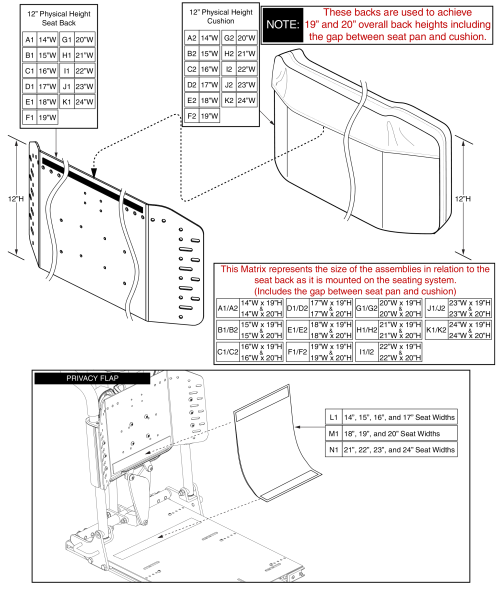 Standard Back And Cushion, 19