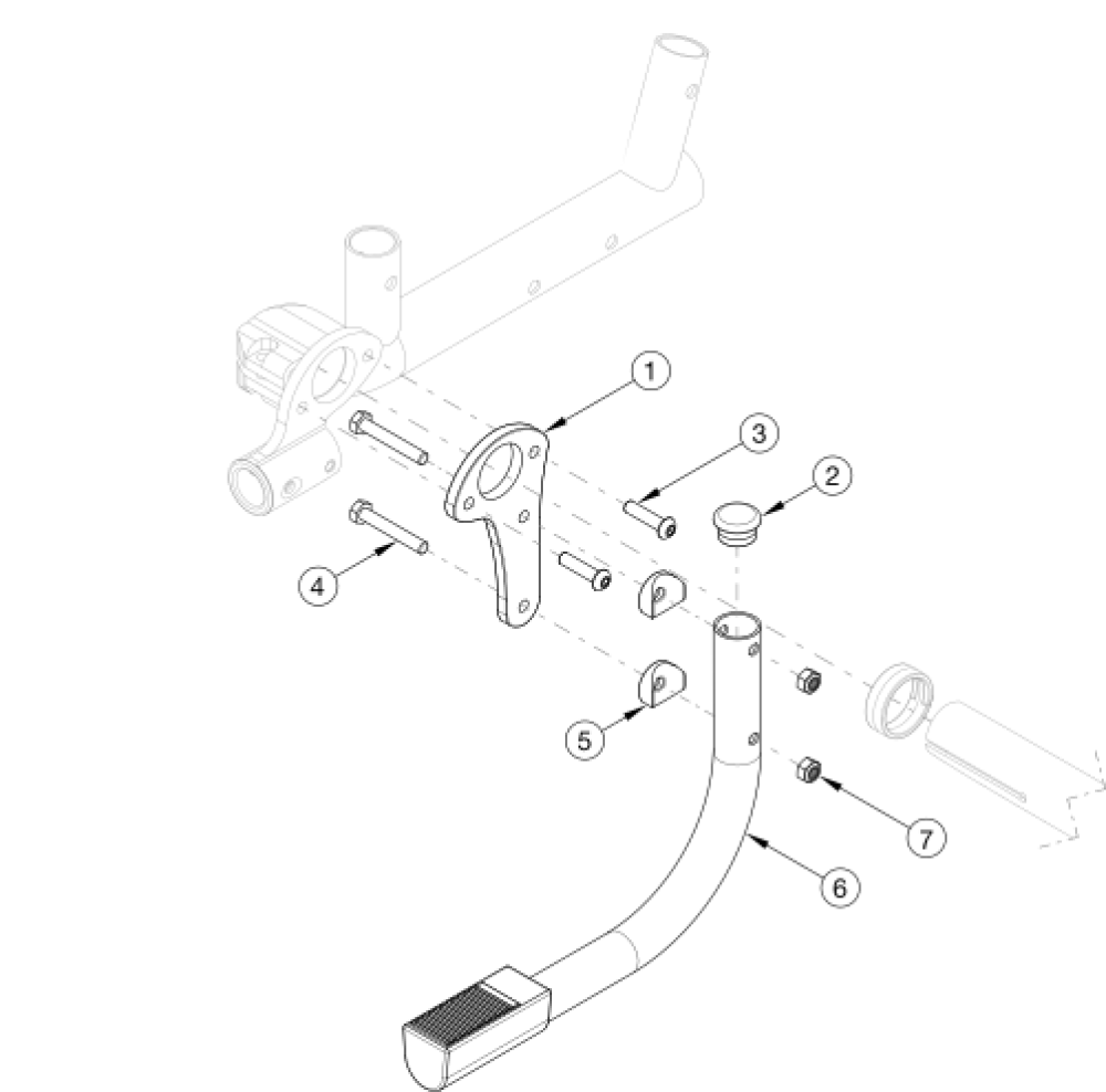 Ethos Tipping Lever parts diagram