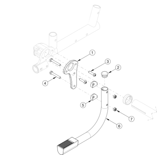 Ethos Tipping Lever parts diagram