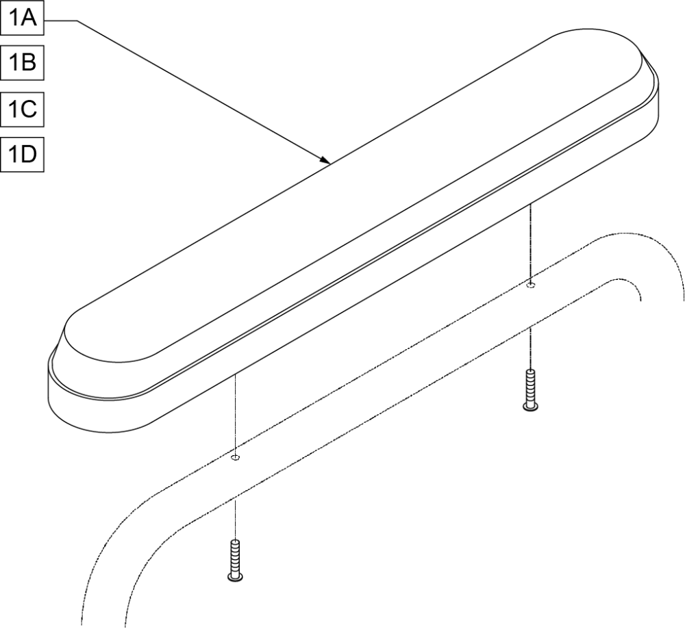 Full Armrest Armpads parts diagram