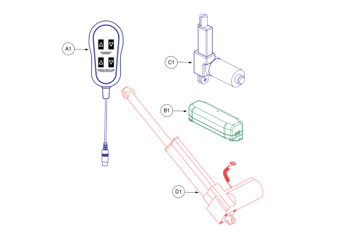 Replacement Motors_transformer_hand_control parts diagram