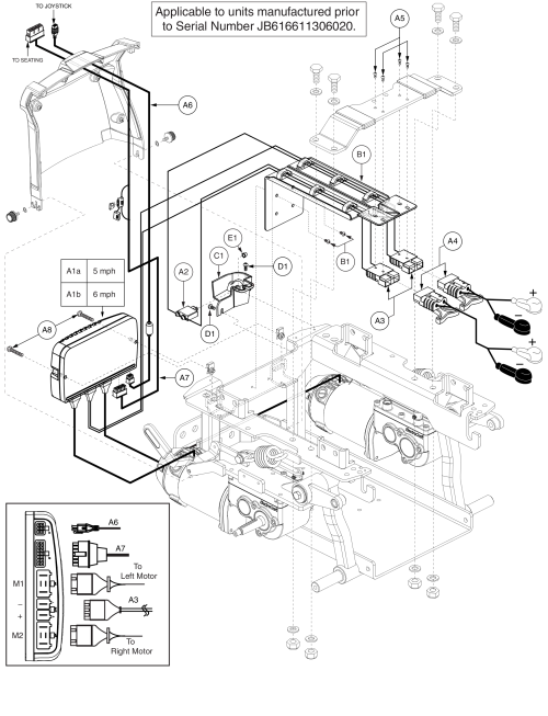 Ne Electronics Assy, Tilt Thru Toggle, Q6 Edge parts diagram