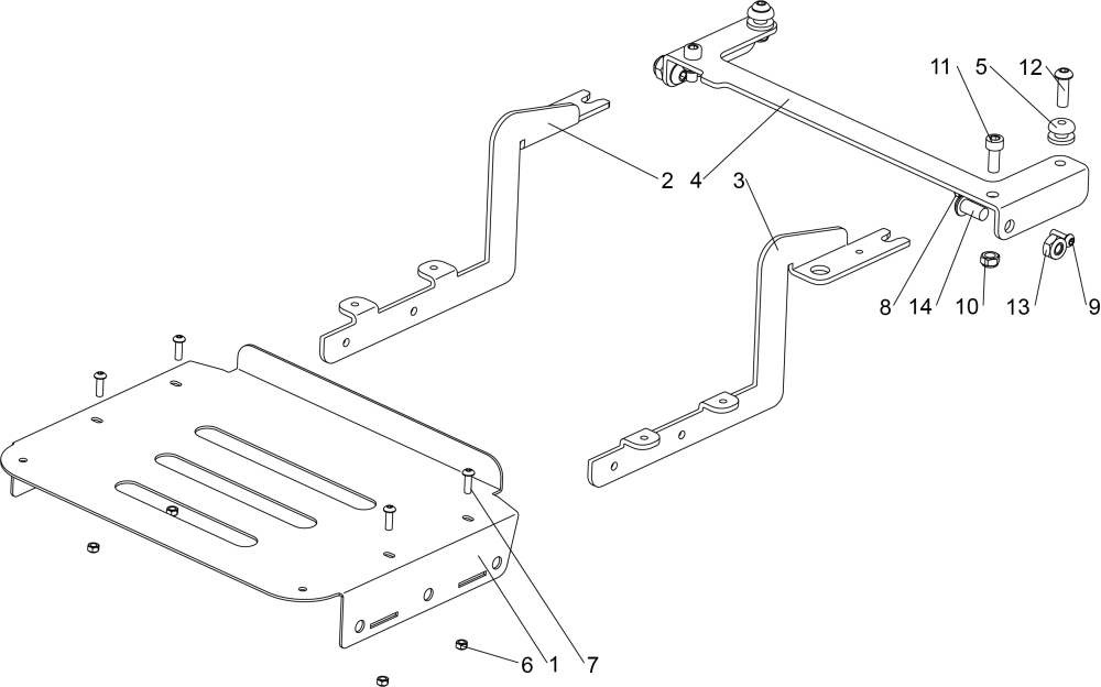 Luggage Rack For Tt parts diagram