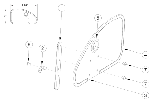 Rogue2 Side Guards - Aluminum Straight parts diagram