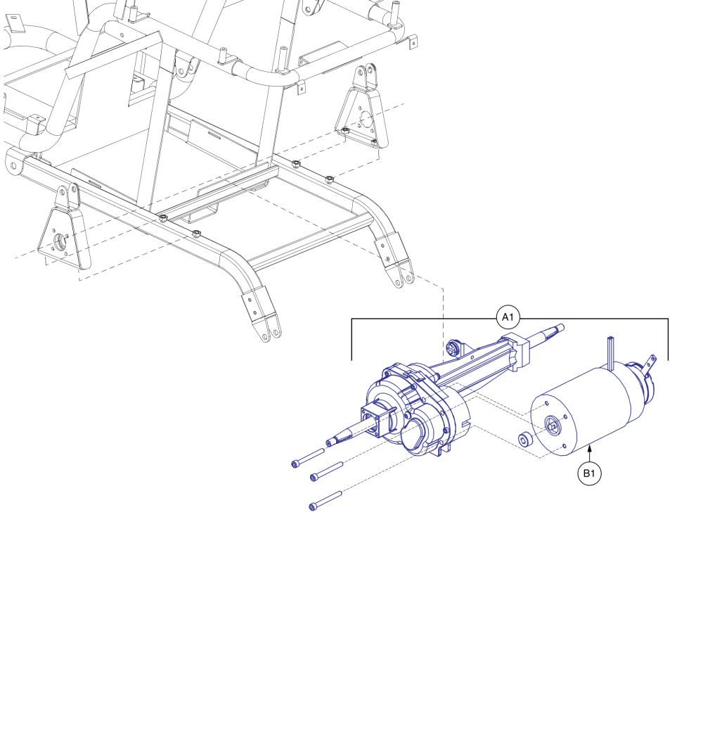 Motor Assy, Baja™ Raptor 2 parts diagram